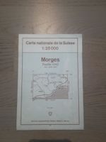 Carte suisse MORGES vintage