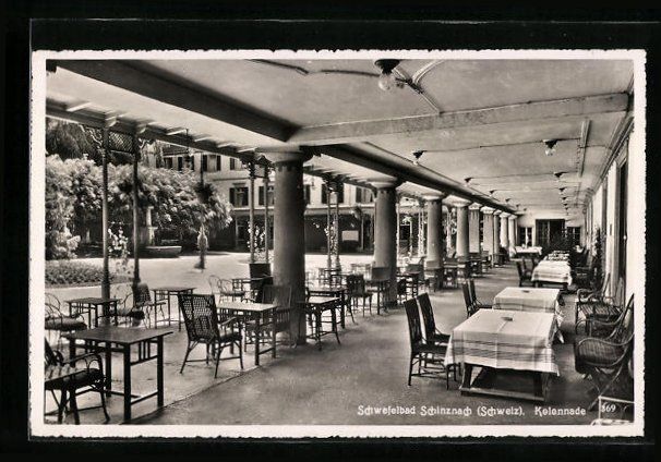 Cartes postales: Schinznach, Restaurant in den Kolonnaden – D'occasion à Berlin par bartko-reher