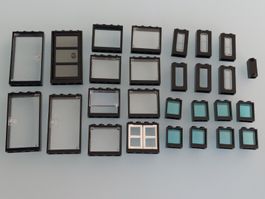 Div Lego Fenster & Türen ( Schwarz)