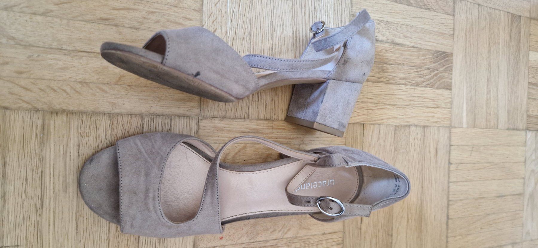 Damenschuhe: Sandalen, beige, Gr. 36 – Gebraucht aus Kriens von Evelyne.borth