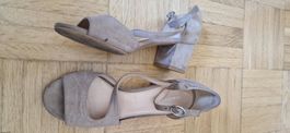 Sandalen, beige, Gr. 36