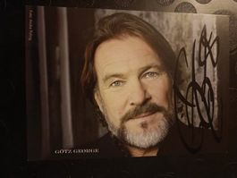 Götz George †2016 - handsignierte Autogrammkarte