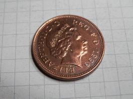 Großbritannien 1 Penny, 1999