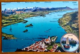 Rapperswil - Map - Ufenau 1929