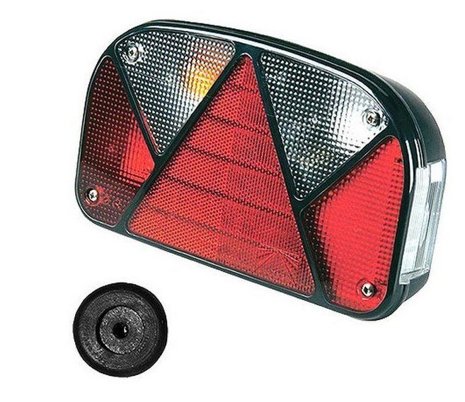 Anhängerersatzteile: Rückleuchte Multipoint II links (40.248.311) 12V – Neu und originalverpackt aus Suhr von bertone64