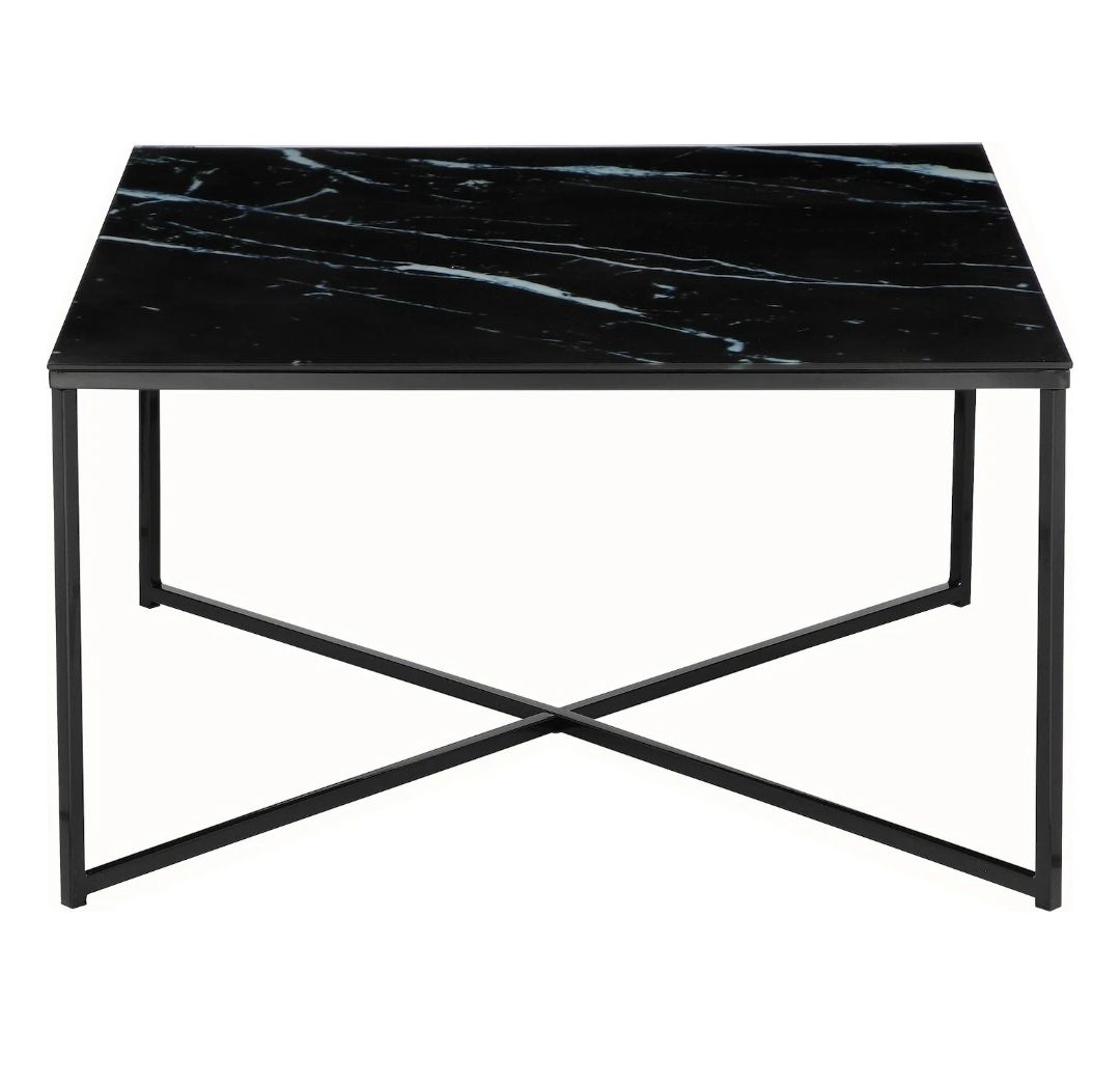 Tavoli: Schwarzer Marmor Couchtisch, quadratisch, Top Zustand! – Usato da Stans venduto da nic_j7rn
