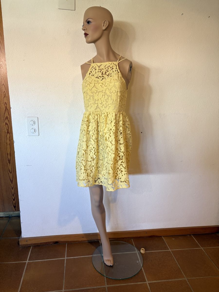 Vestiti: Sommerkleid Even&Odd, gelb, Gr. L – Usato da Rafz venduto da Ramoceana_13