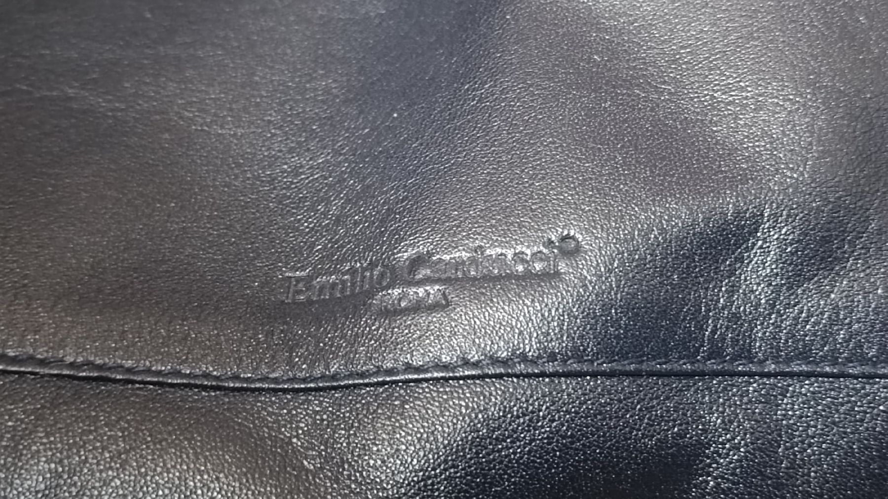 Borse da donna: Emilio Carducci, Roma - Ledertasche schwarz – Usato da Baden venduto da zuppel 2