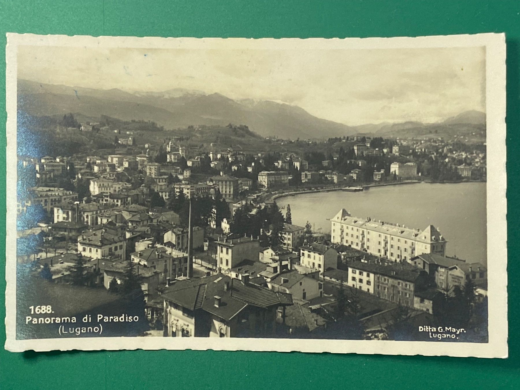 Cartoline postali: Panorama di Paradiso – Usato da Steg VS venduto da _vinci_