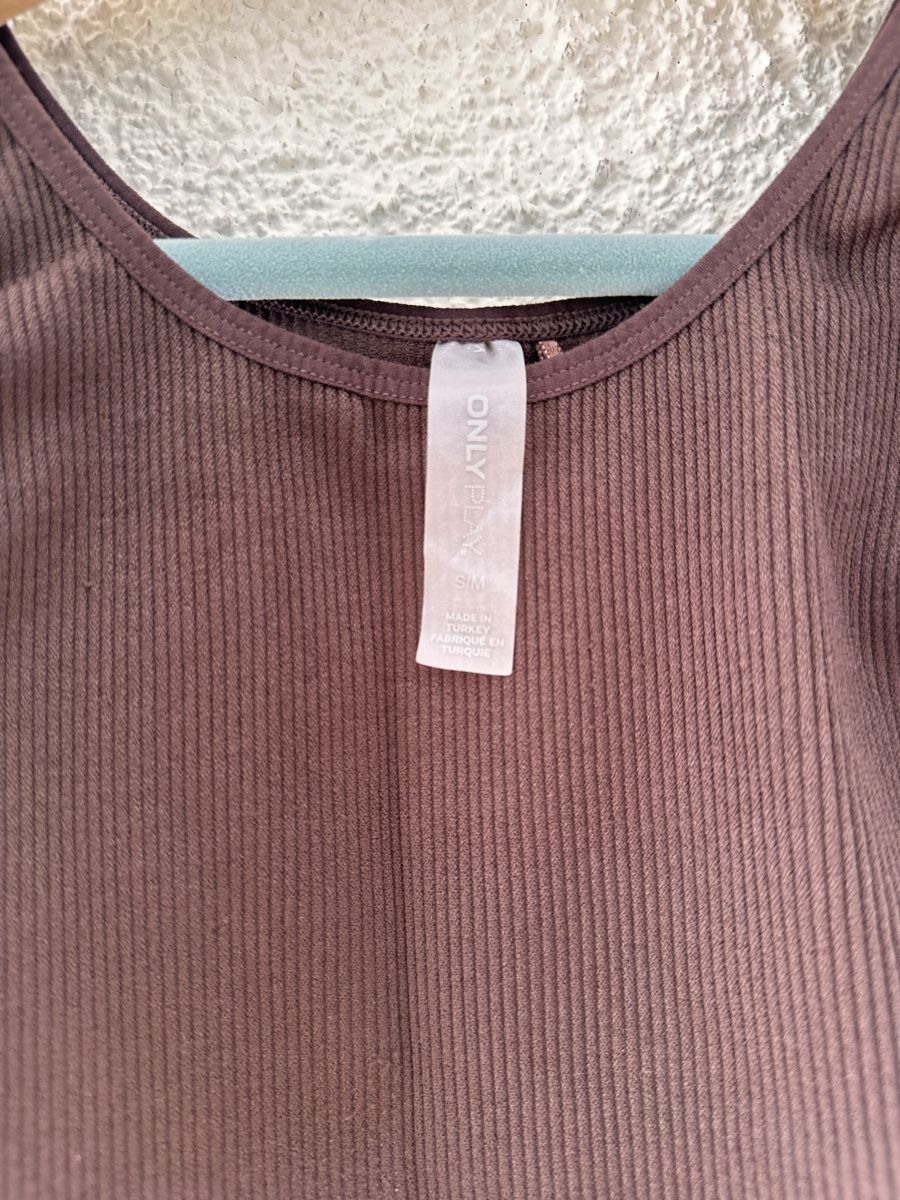 Only Top: BRAUNES GERIPPTES CROP-TOP – Usato da Bern venduto da all_j82d 1