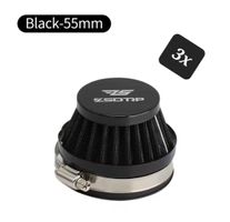 3x Filtres à Air nettoyant  universel 55mm  pour carburateur