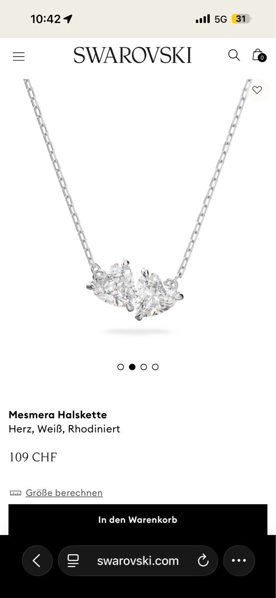 Swarovski Ketten: Mesmera Halskette Swarovski – Neu (gemäss Beschreibung) aus Horgen von stu_cjc8 6