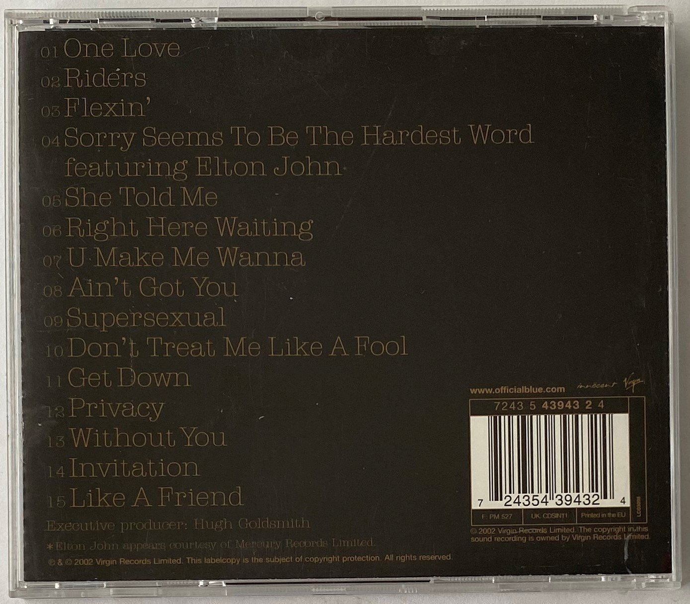 CD: Blue, One Love – Usato da Flums venduto da Asquillo 1
