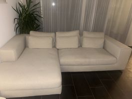 Ecksofa hellbeige gebraucht