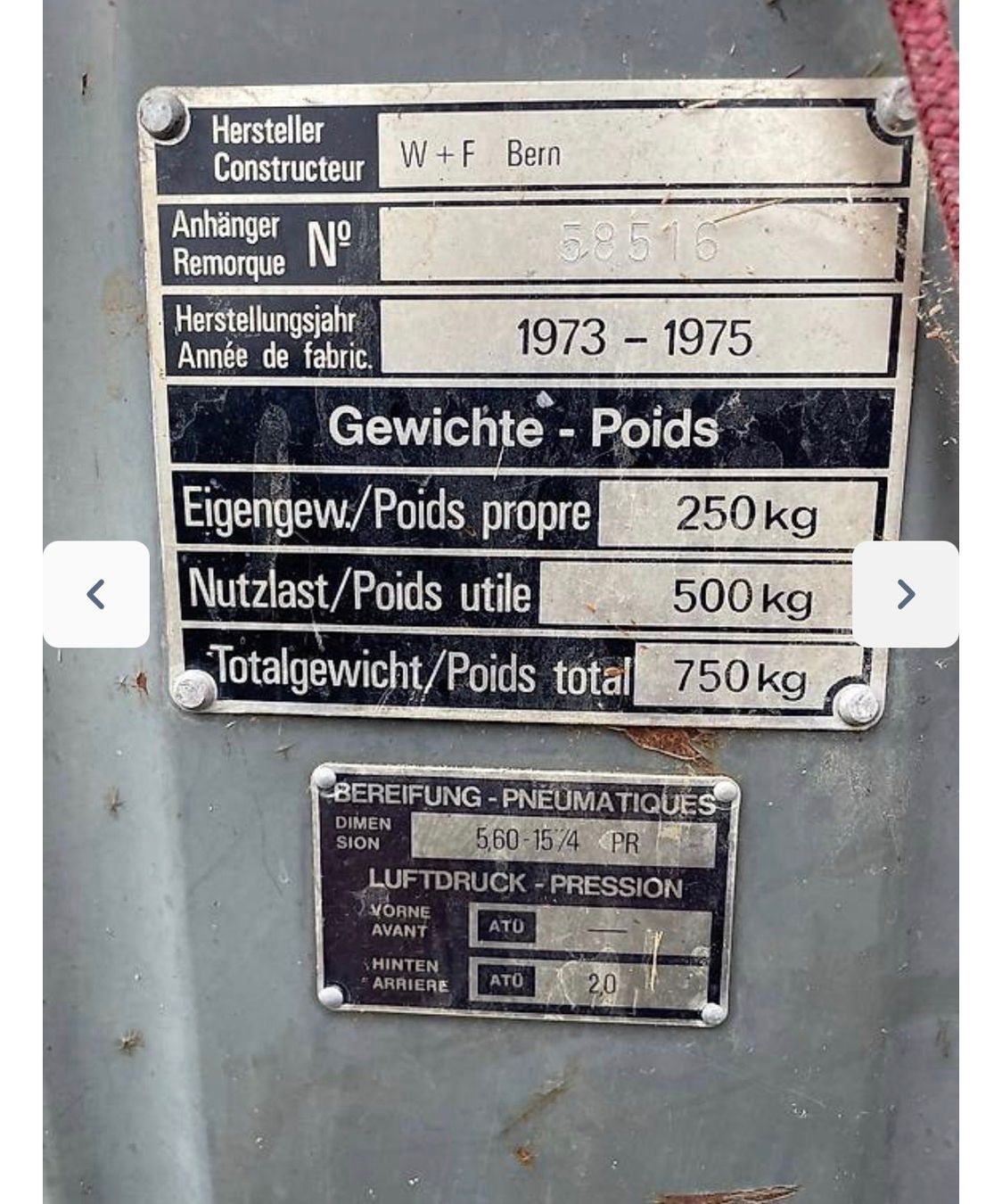 Anhänger: Sachentransportanhänger – Gebraucht aus Alpnach Dorf von razer05 2