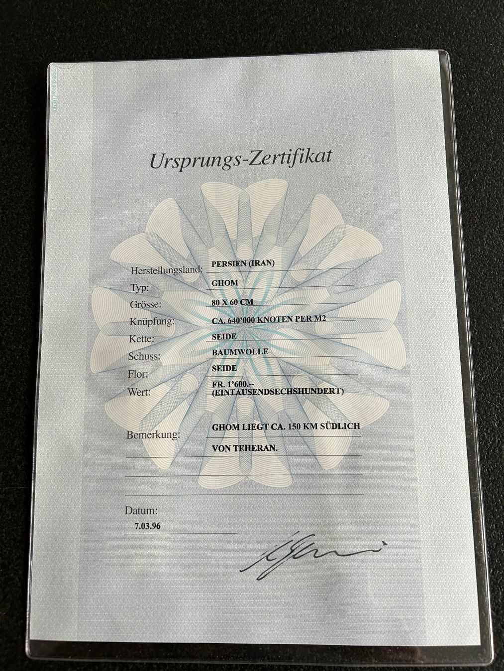 Tappeti: Herrlicher persischer Ghom Seidenteppich 80x60cm – Usato da Root venduto da msshop 3