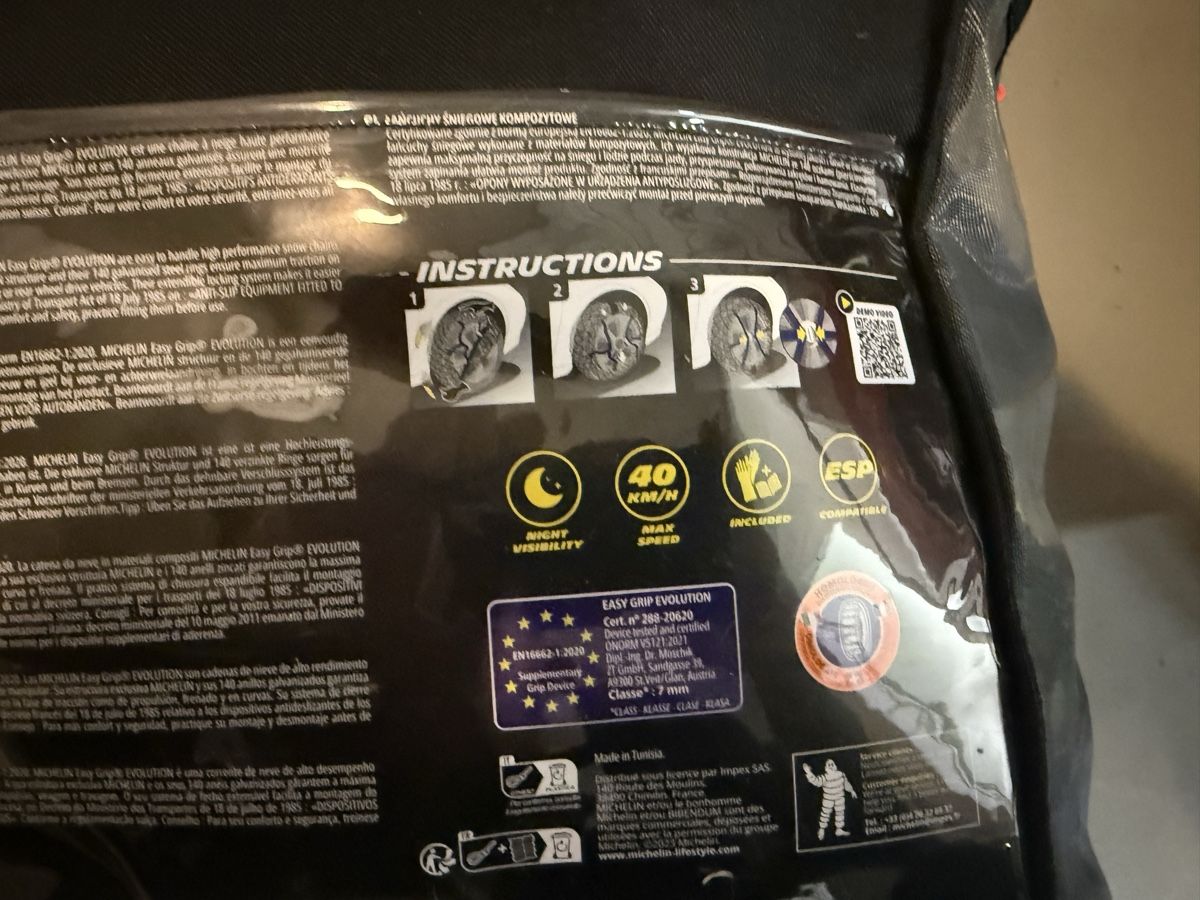 Catene da neve: Michelin Easy Grip Evolution 11 Schneeketten, Neu! – Nuovo e nell'imballaggio originale da Koppigen venduto da Ktiger0 2