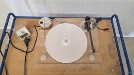 Plexiglas Plattenspieler mit Tonabnehmer - 09/07