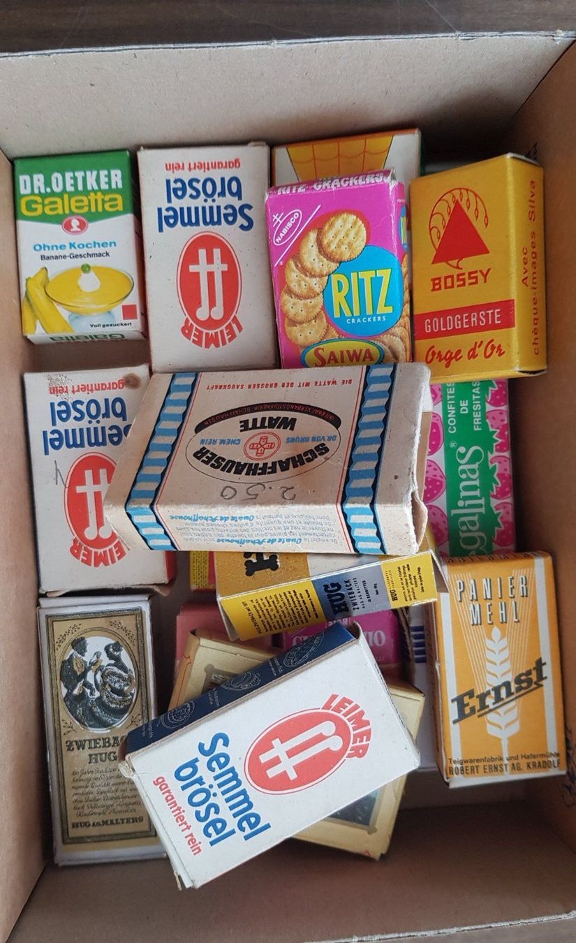 Giocattoli: Kaufmannsladen Verpackungen antik – Usato da Mörschwil venduto da lindaswunderkiste 2