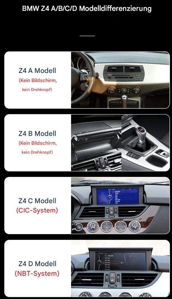 Multimediaplayer & Streamer: Upgrade BMW Z4 E85/E86/E89 Multimedia System GPS – Neu und originalverpackt aus Chur von shop.chur 6