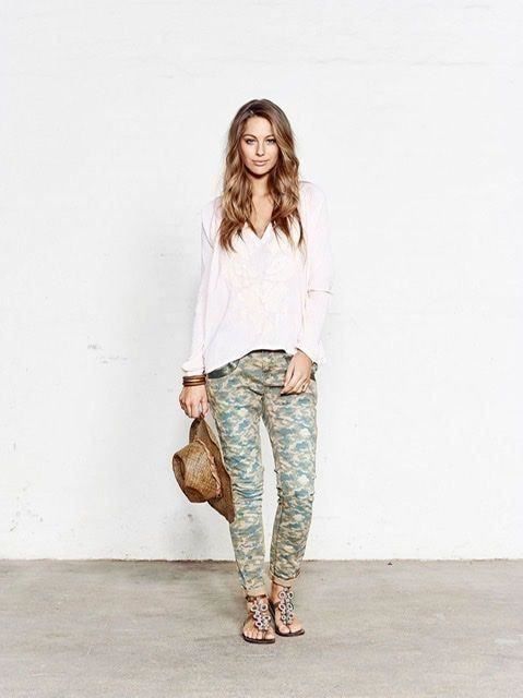 Mos mosh Jeans: MOS MOSH Camouflage Jeans Gr. 27 – Gebraucht aus Kreuzlingen von shopaholicatheart_2 1