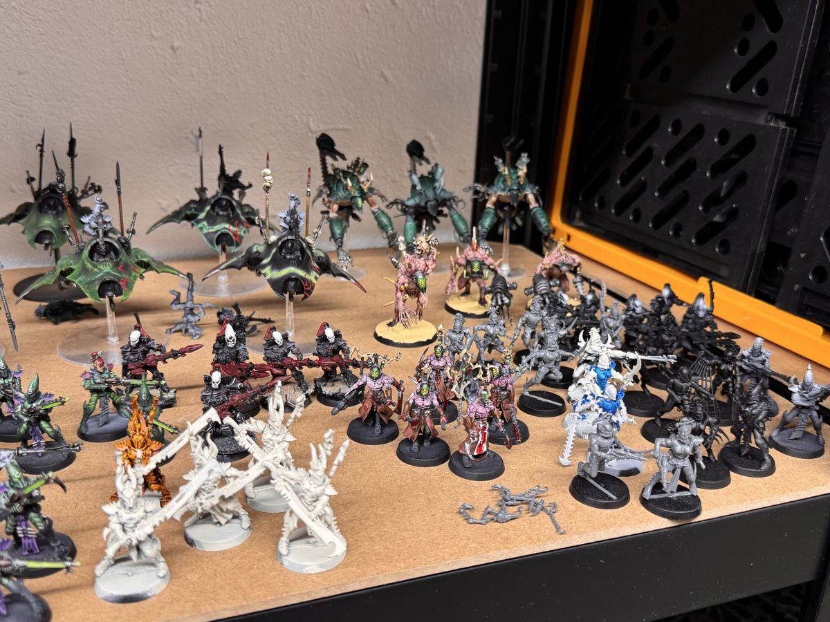 Kit di modellismo & Modellini statici: Warhammer 40k Drukhari Armee – grosse Sammlung – Usato da Thierachern venduto da Genji4 3