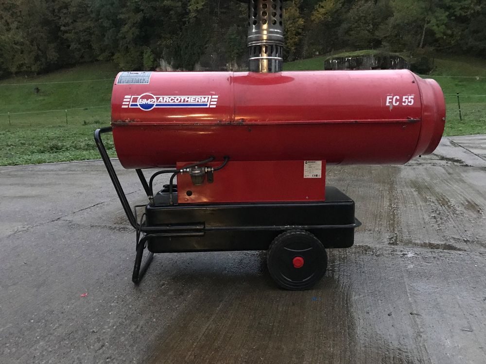 DAHTEC 20 KW Diesel Heizkanone - Bautrockner Mit Thermostat 550 M³/h