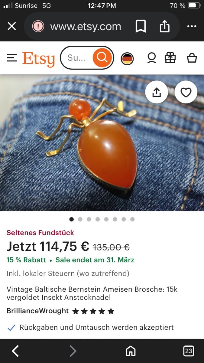 Altri gioielli: Vintage Bernstein Schmuck Set. – Usato da Muralto venduto da jac_hkz5 5