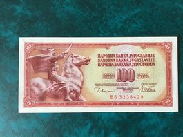 Jugoslawien 100 Dinara 1978