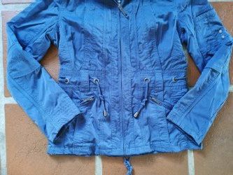 Giacche: Street One; blaue Übergangsjacke / Windjacke Gr. 36 – Usato da Boniswil venduto da Totomat-Lady 2
