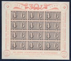 1943;: Luxusblatt Nr.W16 *