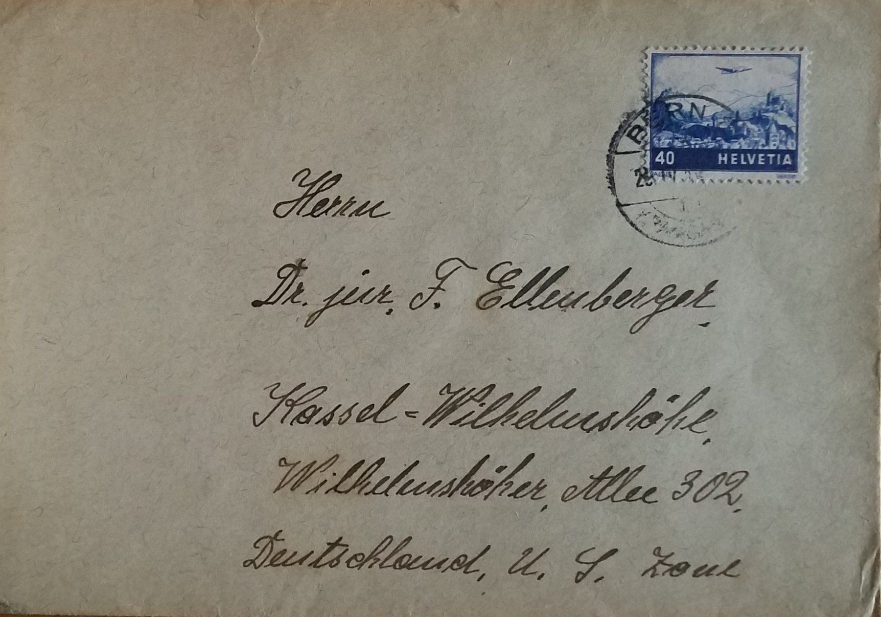 Alle Briefmarken: B47) Schöner Flugpostbrief bitte Anschauen – Gebraucht aus Baden von Eggi