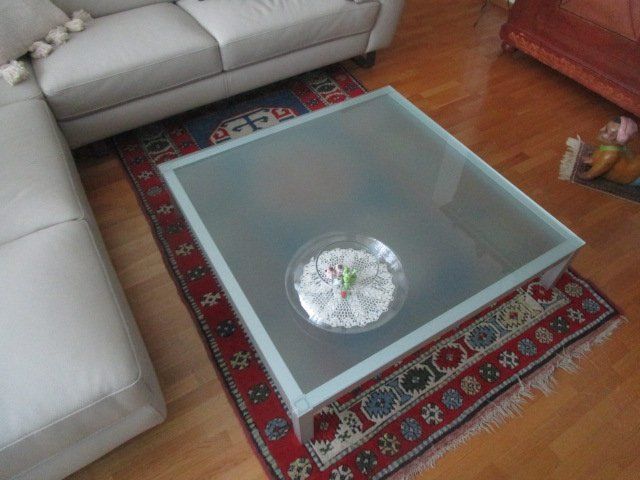 Interio Tische: INTERIO - Designer Salontisch 100 X 100 X 23 cm - INTERIO – Gebraucht aus Luzern von Horoskop1 1