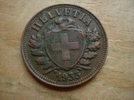 (W5) 2 Rappen 1933