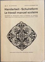Lehrbuch Handarbeit Schulreform 11/1953