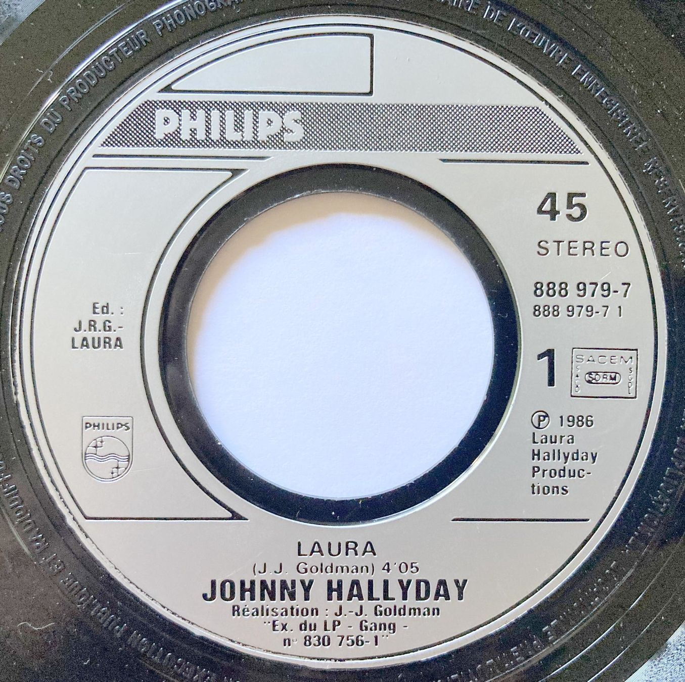 Schallplatten: JOHNNY HALLYDAY - LAURA – Gebraucht aus Bottens von hotter-than-hell 2