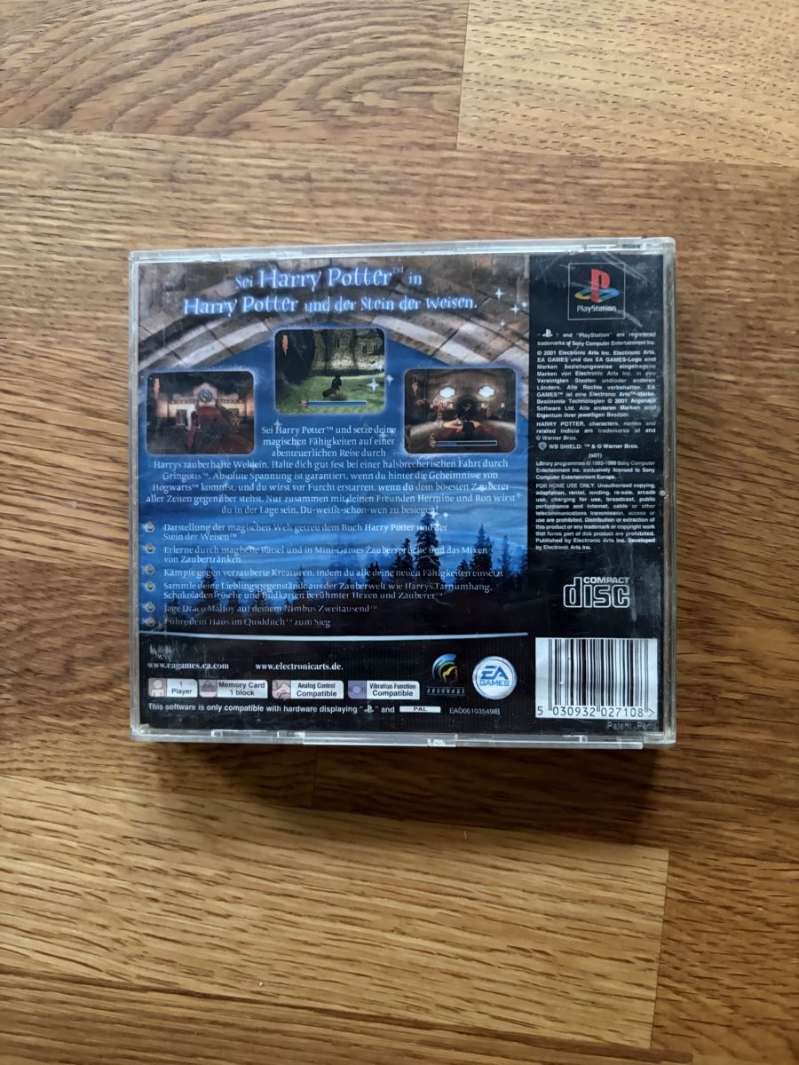 Spiele: Harry Potter und der Stein der Weisen - PS1 – Gebraucht aus Baden von tob_t8gw 1