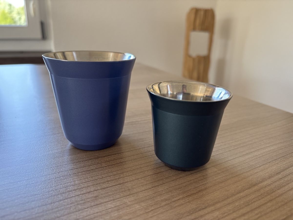 Nespresso Tasses: 2x Nespresso Cup Pixie - Lungo & Espresso - Metall – Neuf (Voir description) à Jona par Sid100 1