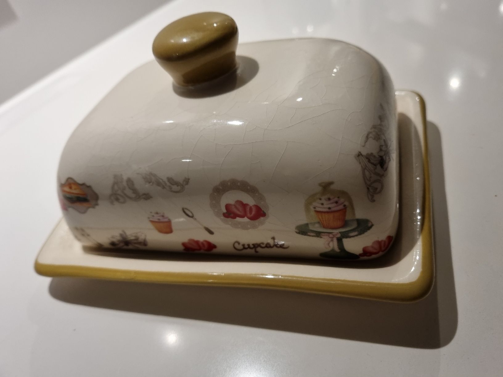 Sonstiges Geschirr: Butterdose L.17,5 B.13 cm – Gebraucht aus Steinen von turbogeiss99 3