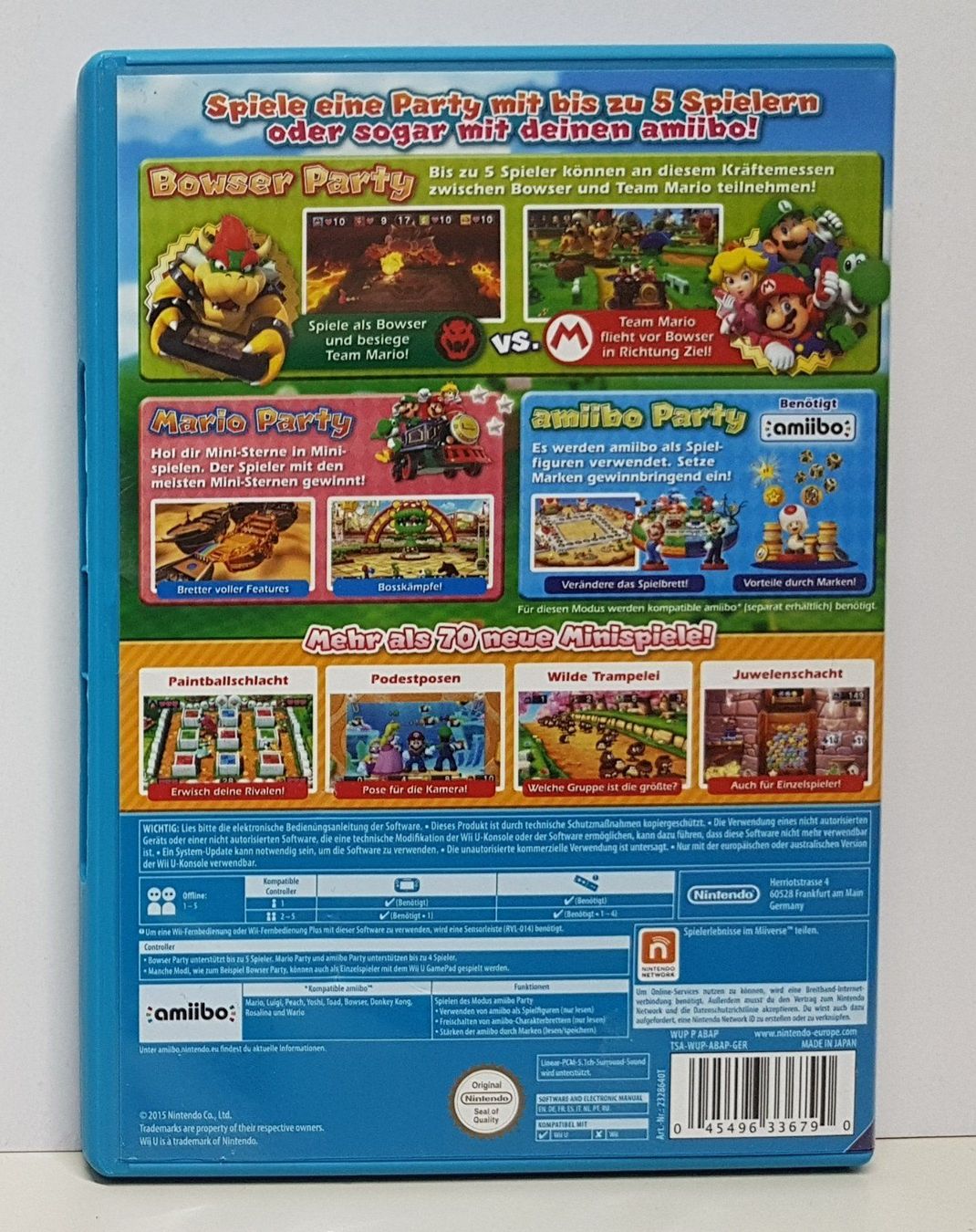 Nintendo Spiele: Mario Party 10 Bowser Party Wii U – Gebraucht aus Schüpfheim von Games_Spielkonsolen 2