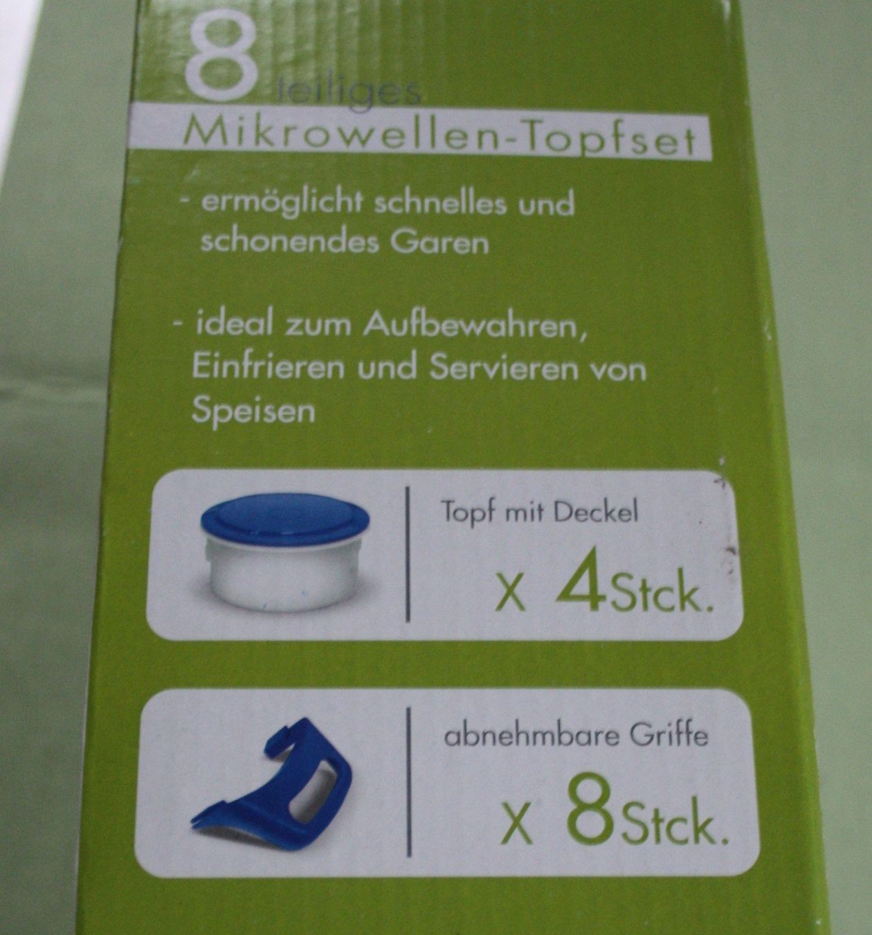 Contenitori & Simili: 8 teiliges Mikrowellen-Topfset NEU – Nuovo e nell'imballaggio originale da Flüelen venduto da Alt-und-Neu 5