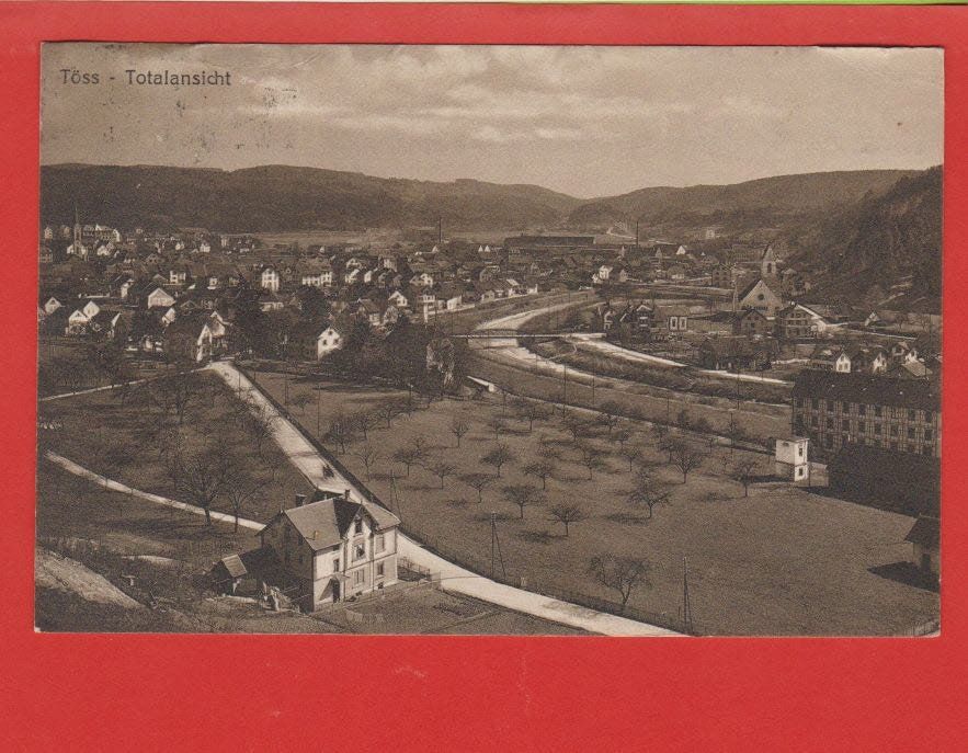 Ansichtskarten: Töss  -  4 antike Ansichtskarten 1910er/20er-Jahre – Gebraucht aus Vitznau von Ropaku 3