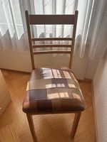 Lederstuhl mit Muster