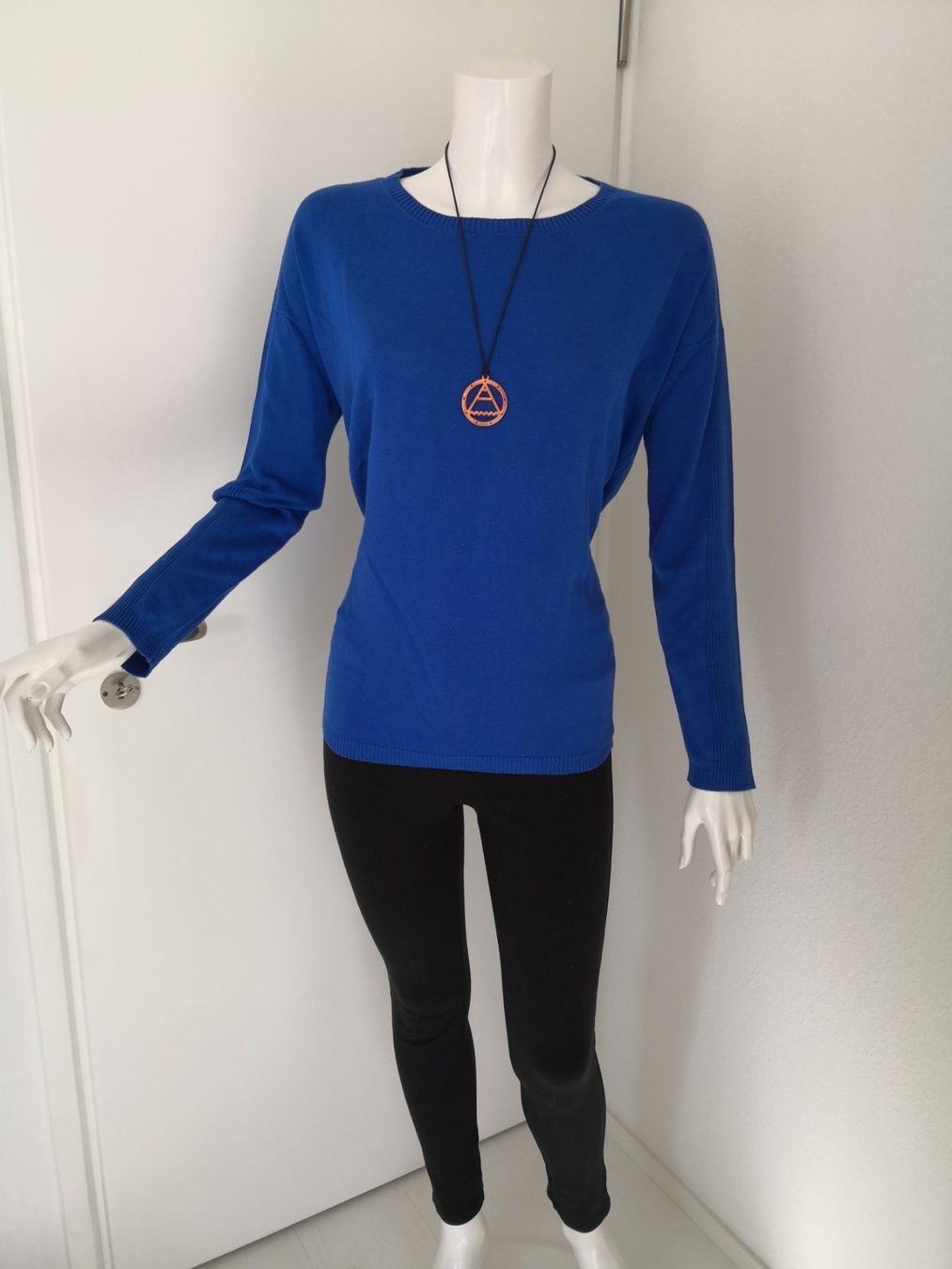 S.Oliver Maglioni & Felpe: 🤩S.OLIVER STRICK-PULLOVER ROYALBLAU MIT REISSVESCHLÜSSEN – Usato da Olten venduto da Naja-Twins-Twins 5
