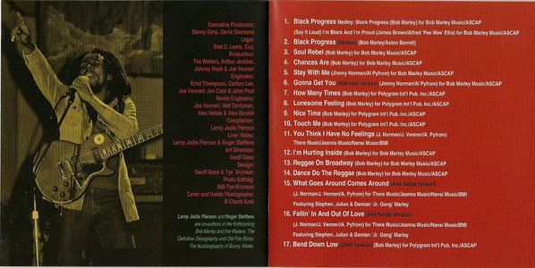CDs: Bob Marley BLACK PROGRESS Vol.2 The Formative Years ReggaeCD – D'occasion à Kandergrund par Sososo 4