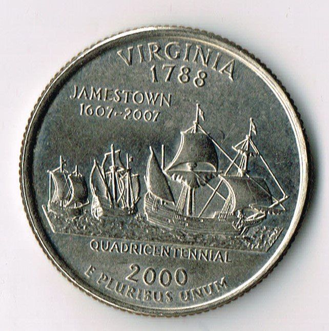 2000_Virginia 1788_Jamestown 16072007_Quarter Dollars Kaufen auf Ricardo