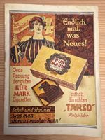 Rare antike Werbebroschüre für Holzbilder Tarso (ca. 1932)
