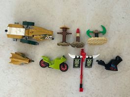 Lego Ninjago - pièces diverses (dragon, motos, etc)