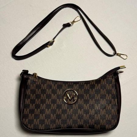 Monogram Shoulder Bag Brown Y2K Mini Bag ✨