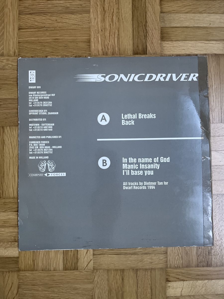 Dischi in vinile: Sonicdriver Hardcore / Gabber Vinyl – Usato da Wangen b. Olten venduto da break72 1